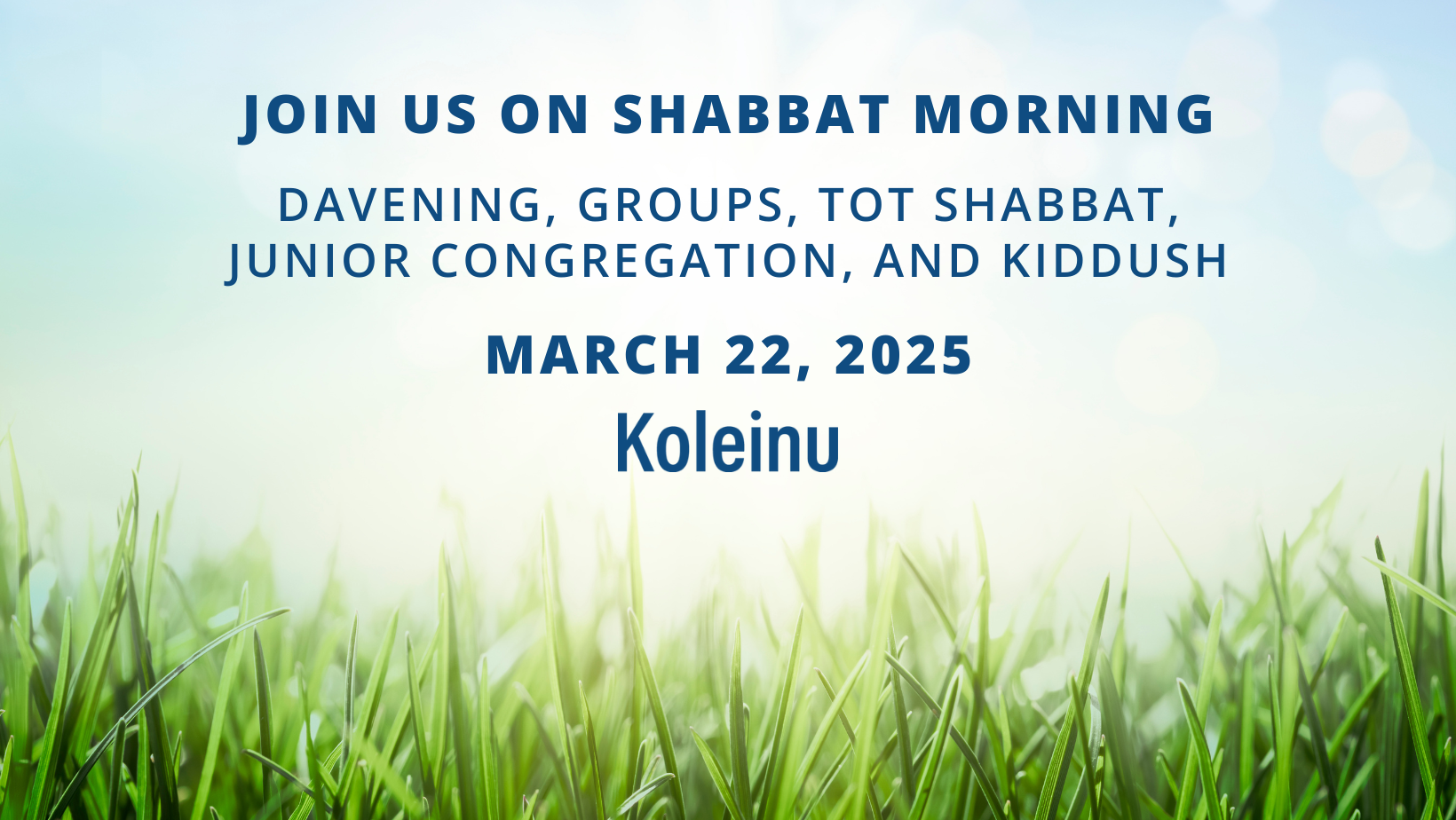 Shabbat March 22